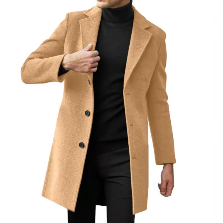 Chandler | Elegancki Długi Trencz