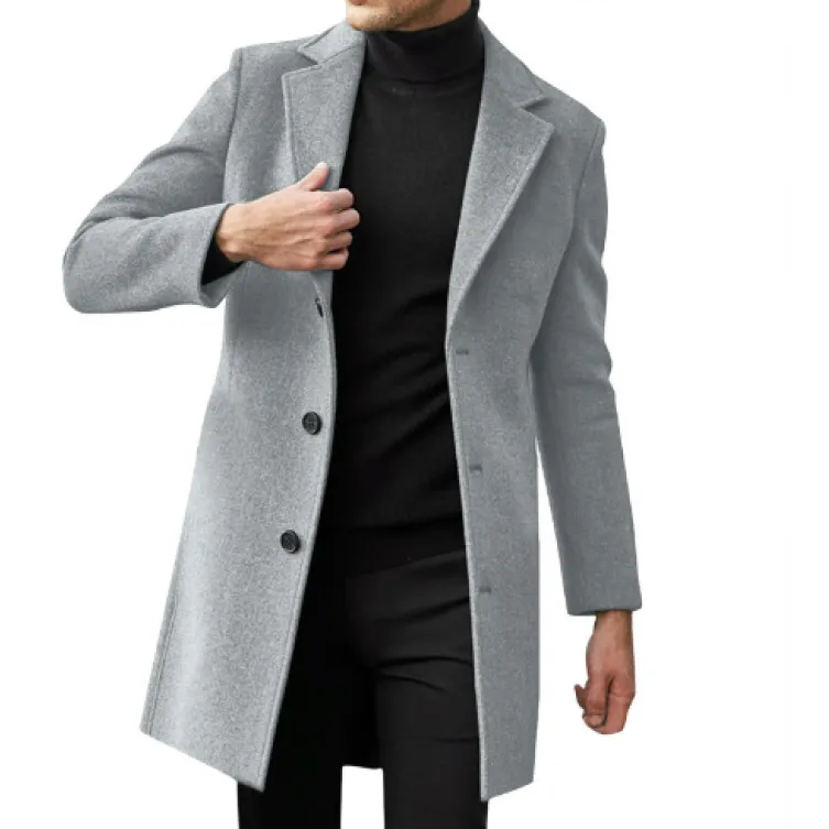 Chandler | Elegancki Długi Trencz