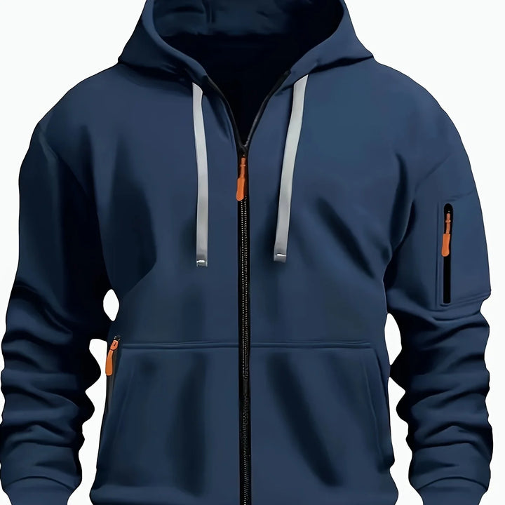 Adam | Bluza Męska z Kapturem na Zamek