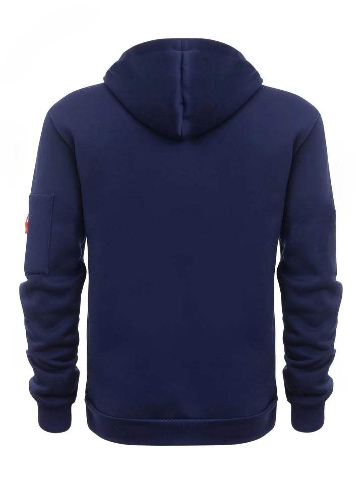 Adam | Bluza Męska z Kapturem na Zamek