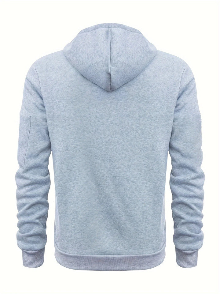 Adam | Bluza Męska z Kapturem na Zamek
