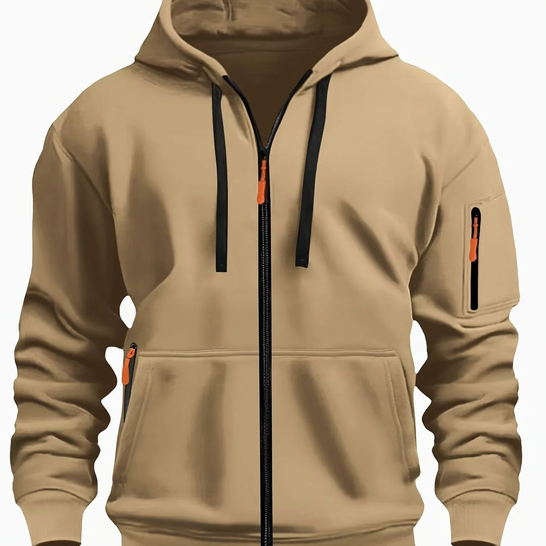 Adam | Bluza Męska z Kapturem na Zamek
