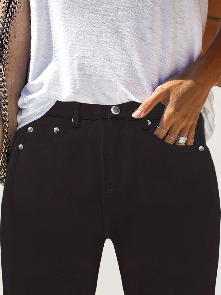 Alicja | Jeansy Damskie Skinny z Wysokim Stanem