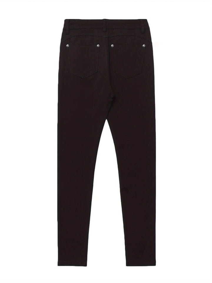 Alicja | Jeansy Damskie Skinny z Wysokim Stanem
