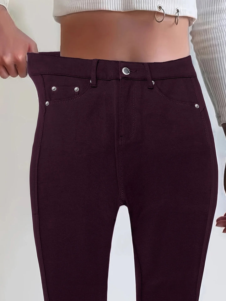 Alicja | Jeansy Damskie Skinny z Wysokim Stanem