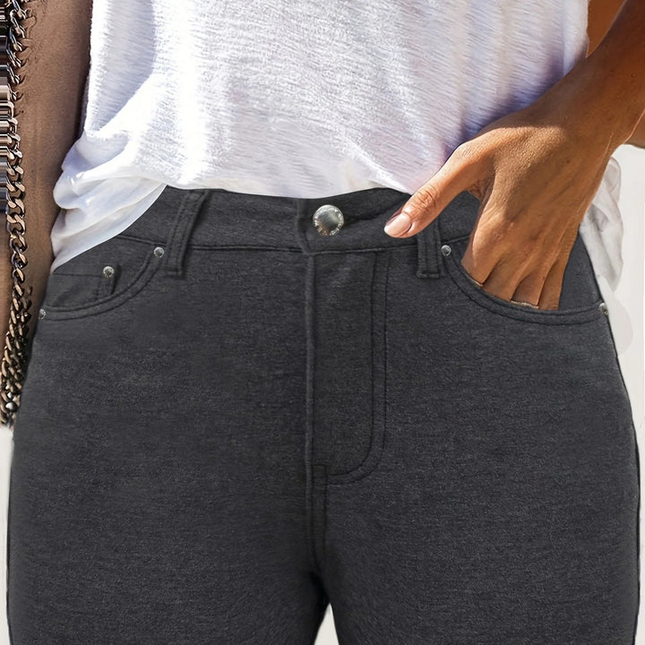 Alicja | Jeansy Damskie Skinny z Wysokim Stanem