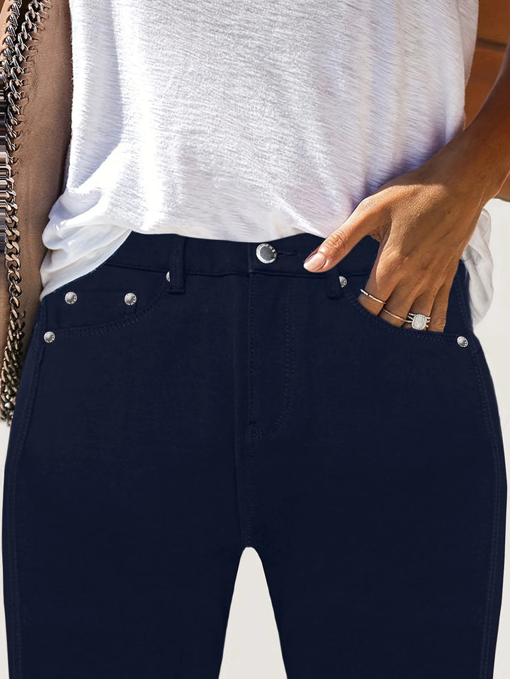 Alicja | Jeansy Damskie Skinny z Wysokim Stanem
