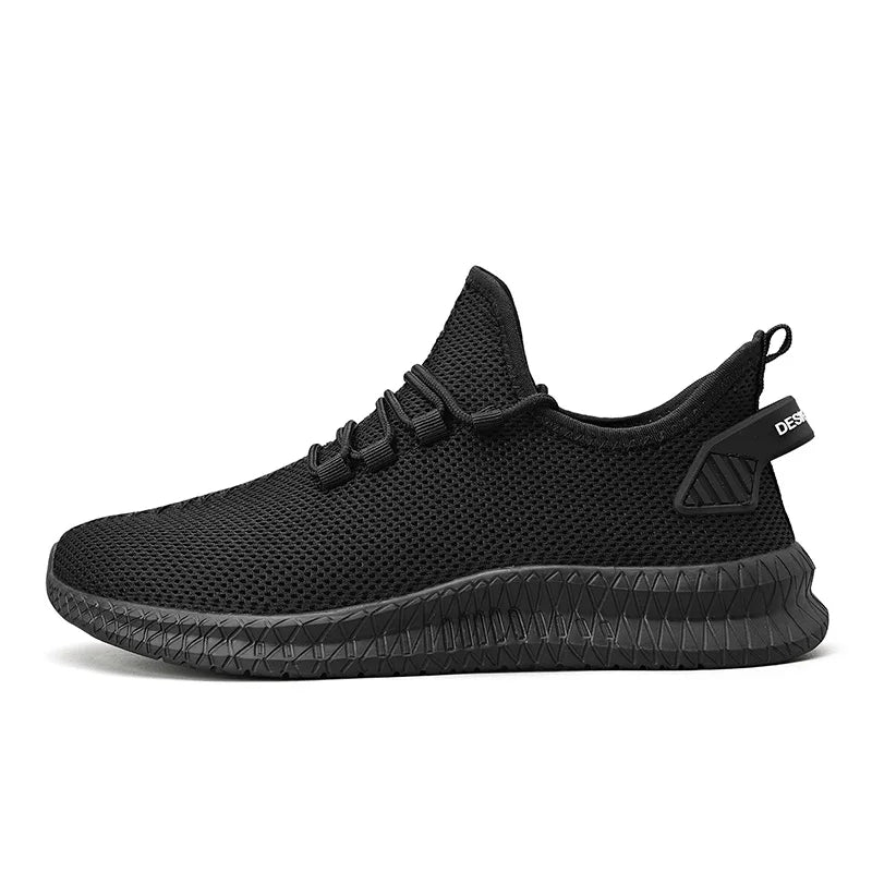 Sneakersy codzienne męskie z elastycznym dopasowaniem i wygodną wkładką widok z przodu