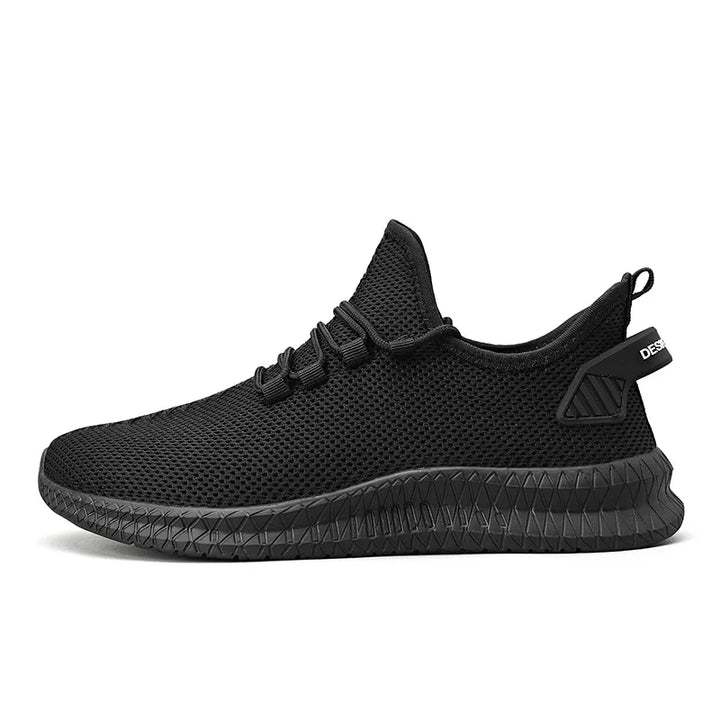 Sneakersy codzienne męskie z elastycznym dopasowaniem i wygodną wkładką widok z przodu