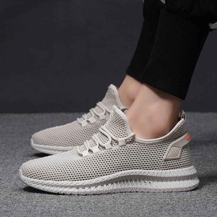 Buty męskie sportowe z siatki z wentylacją i amortyzującą podeszwą do treningu