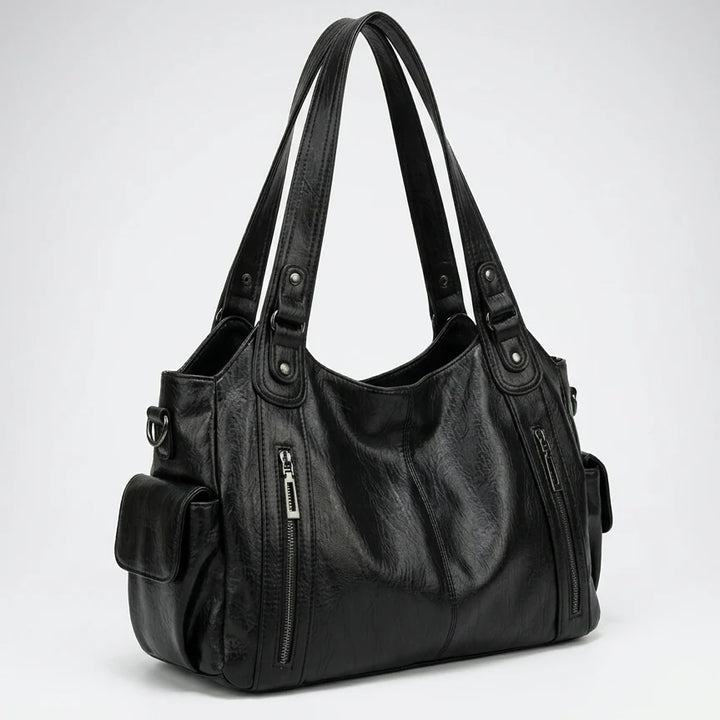 Pojemna torba na ramię z opcją noszenia crossbody w ponadczasowym stylu