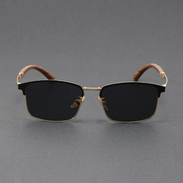 Okulary przeciwsłoneczne damskie w stylu retro z wyrazistą linią brwi i eleganckimi metalowymi zausznikami