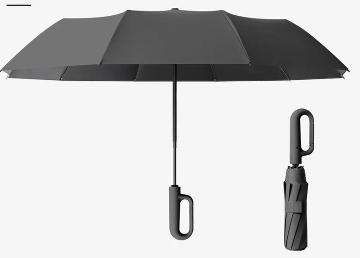 Parasol składany z karabińczykiem do przypięcia do torby lub plecaka
