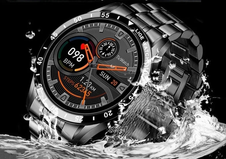 Smartwatch sportowy z 10 trybami treningowymi i licznikiem kroków