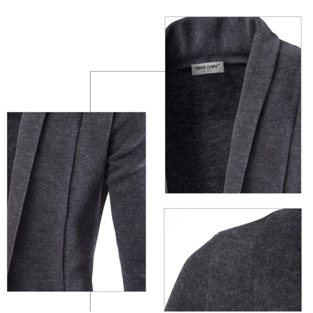 Wszechstronna marynarka męska slim-fit stretch w szarym odcieniu łącząca klasyczny styl z wygodą