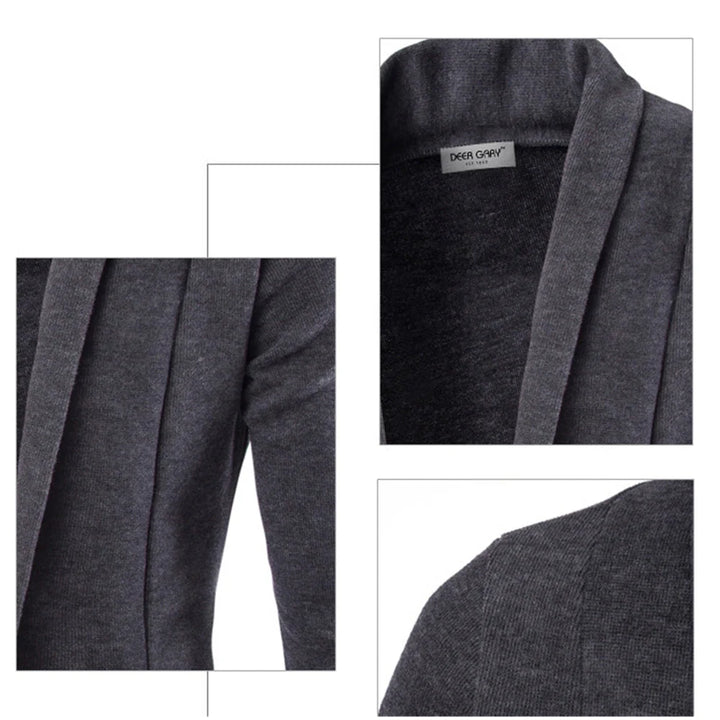 Wszechstronna marynarka męska slim-fit stretch w szarym odcieniu łącząca klasyczny styl z wygodą