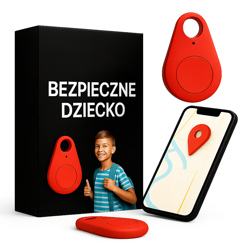 Mini GPS Tracker dla Dzieci lekki 17g z funkcją lokalizacji w czasie rzeczywistym