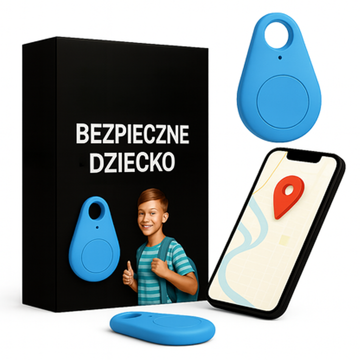 Wodoodporny GPS Tracker dla Dzieci z aplikacją mobilną i strefami bezpieczeństwa