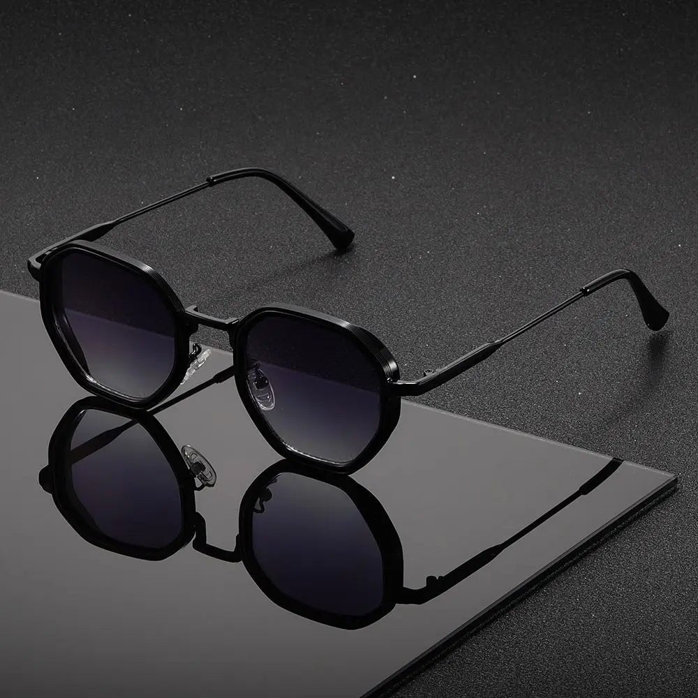 Okulary damskie retro z okrągłymi soczewkami i wzmocnionymi zawiasami w stylu vintage