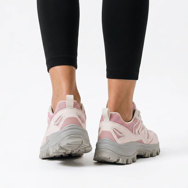 Wygodne sneakersy outdoor damskie z antypoślizgową podeszwą idealne na górskie wędrówki