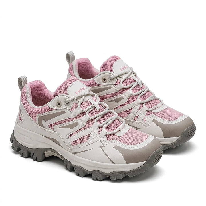 Sneakersy outdoor damskie z oddychającą konstrukcją do codziennego użytkowania i trekkingu