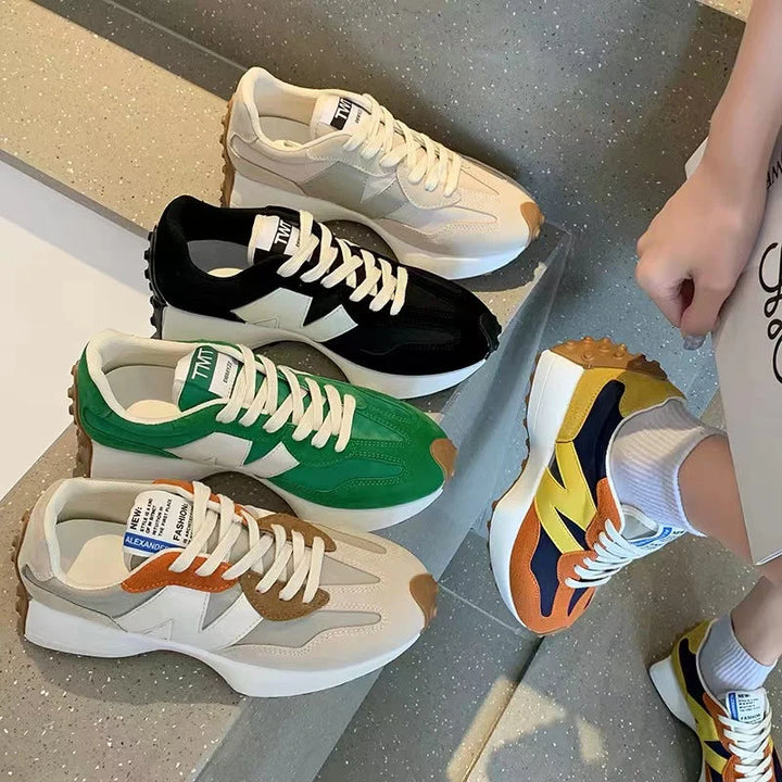 Damskie Sneakersy w Sportowym i Casualowym Stylu | Wygodne Buty na Co Dzień w różnych kolorach na podłodze
